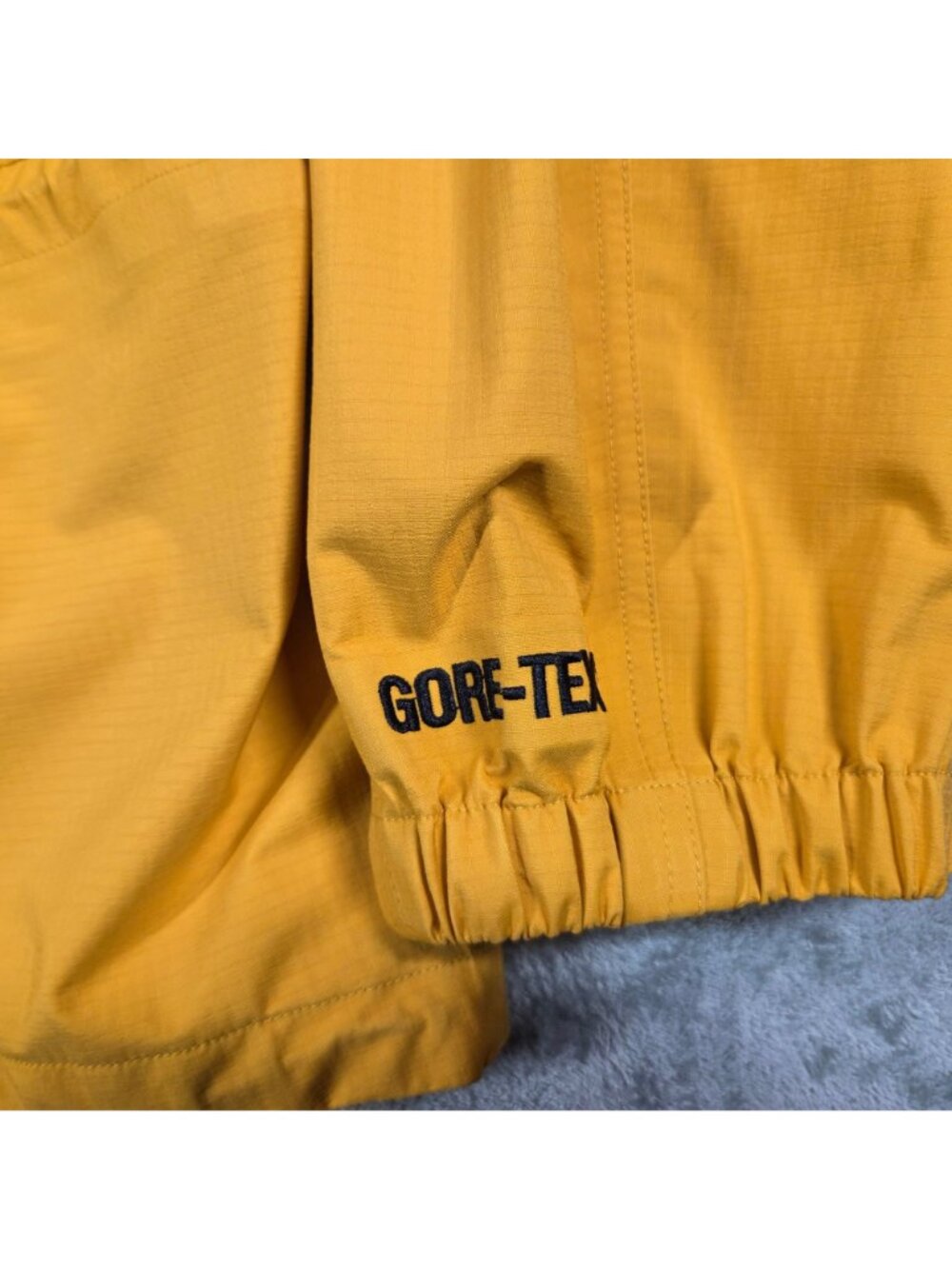 LL Bean Jacket Mens Large Yellow All Conditions Gear Gore-Tex Rain Shell - Picture 6 of 16
